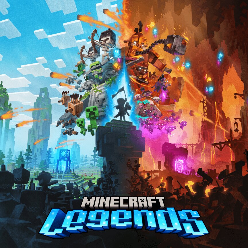 Official Minecraft Legends key art